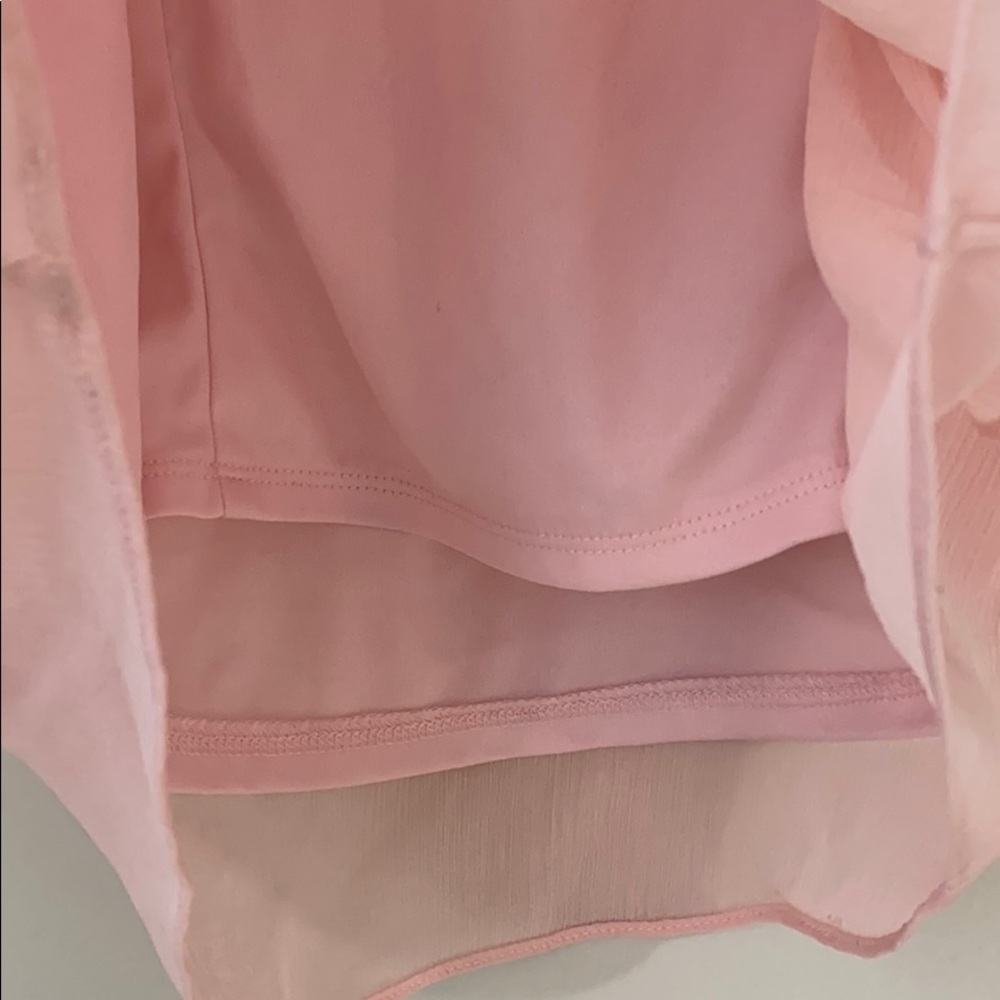 BCX Women’s Pink Side Ruffle Top - Picture 5 of 8